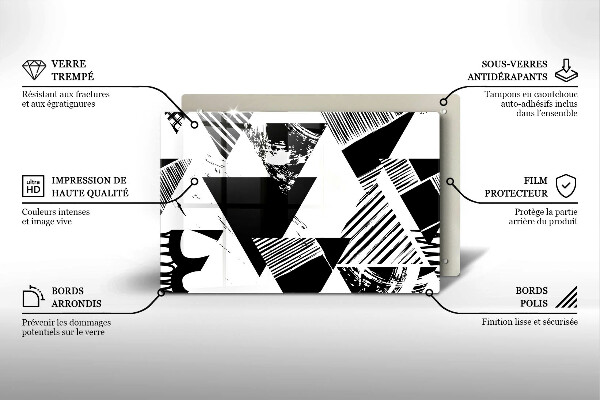 Protezione piano cottura Triangoli geometrici