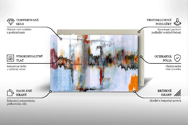 Copri piano cottura Pitture astratte