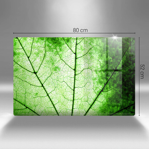 Copri piano cottura Foglia venata decorativa