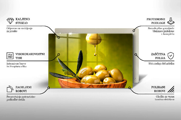 Copri piano cottura Olive gustose