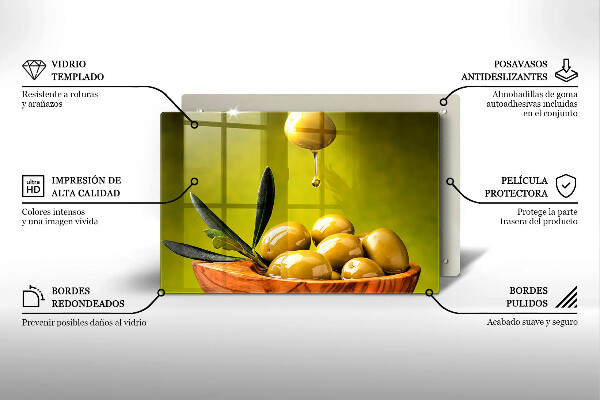 Copri piano cottura Olive gustose