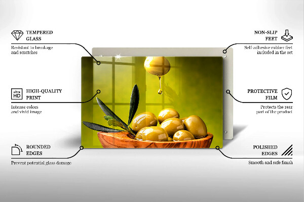 Copri piano cottura Olive gustose