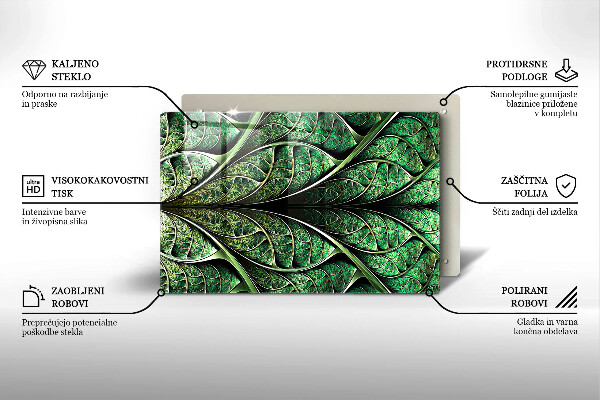 Copri piano cottura Struttura della nervatura fogliare