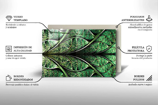 Copri piano cottura Struttura della nervatura fogliare