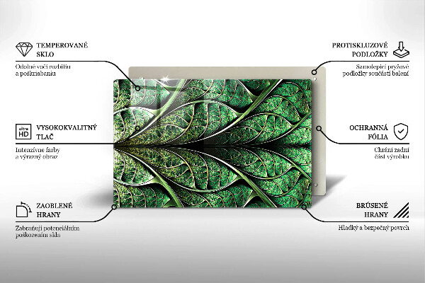 Copri piano cottura Struttura della nervatura fogliare