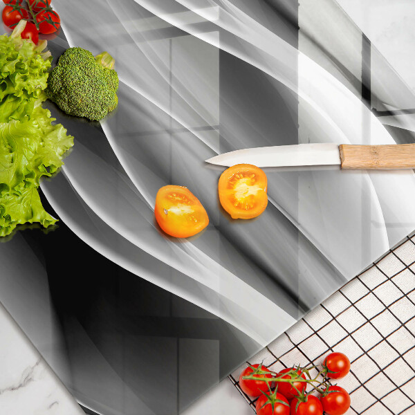 Copri piano cottura Linee astratte di fumo