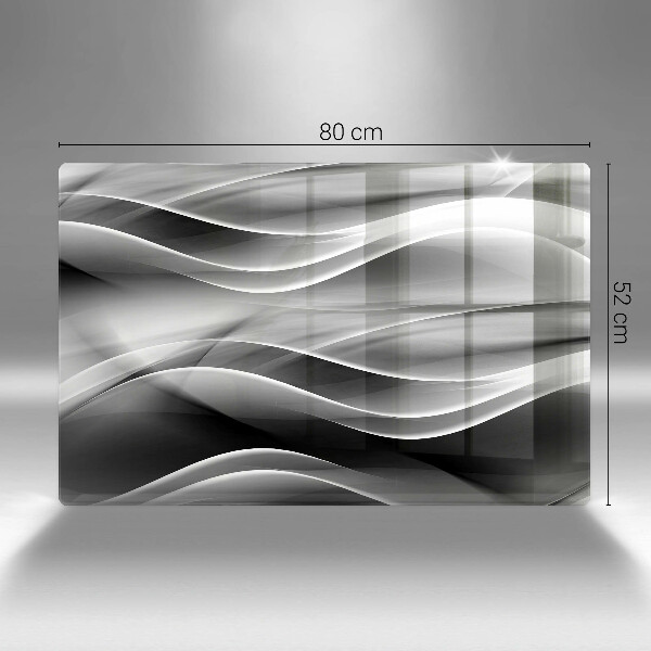 Copri piano cottura Linee astratte di fumo