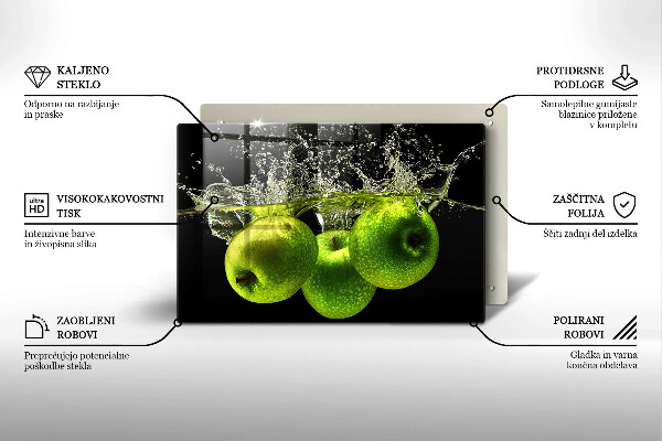 Copri piano cottura Mele verdi e acqua