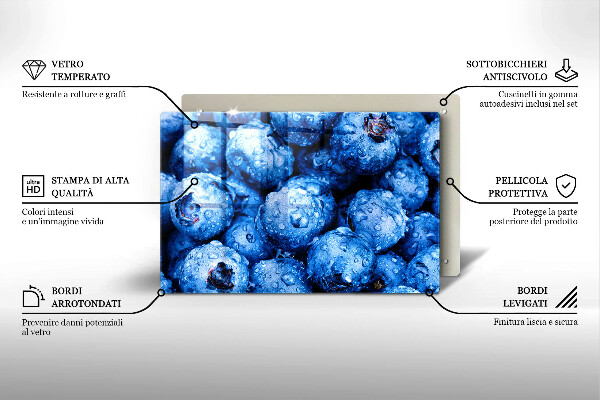 Copri piano cottura Mirtilli succosi