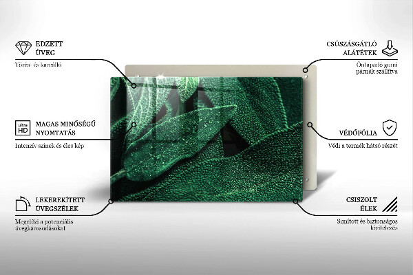 Copri piano cottura Le foglie della pianta