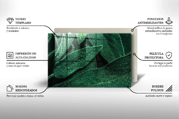 Copri piano cottura Le foglie della pianta