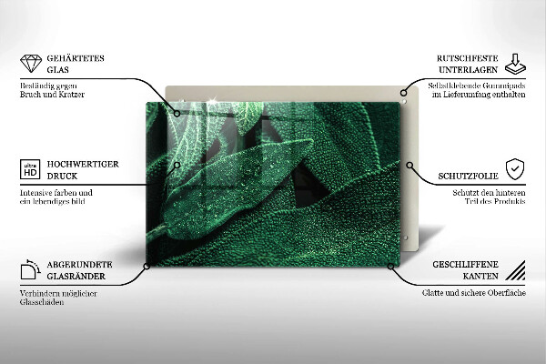 Copri piano cottura Le foglie della pianta
