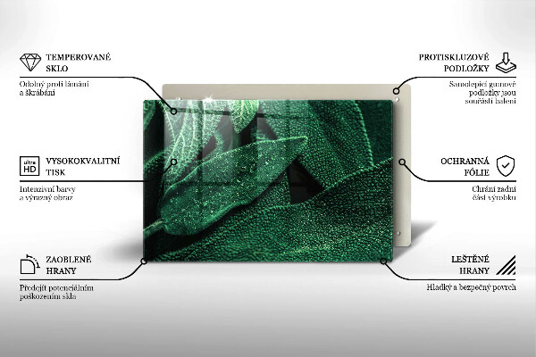 Copri piano cottura Le foglie della pianta