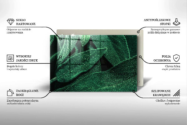 Copri piano cottura Le foglie della pianta