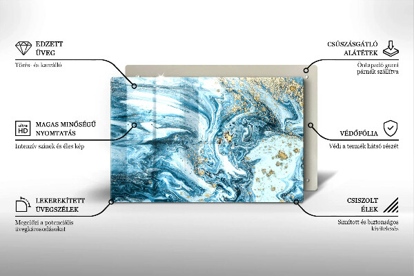 Protezione piano induzione Struttura con oro