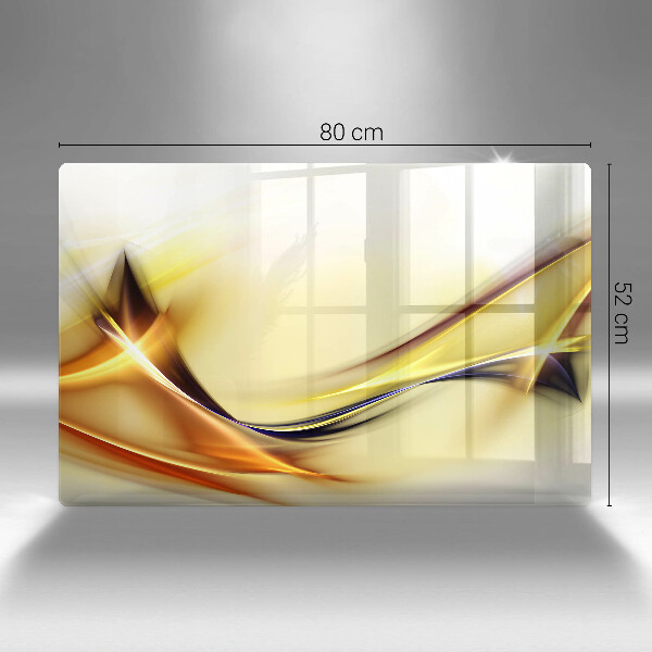 Copri piano cottura Linee astratte di luce