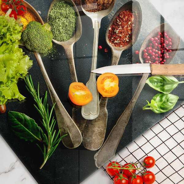 Protezione piano cottura Cucchiai da cucina di spezie