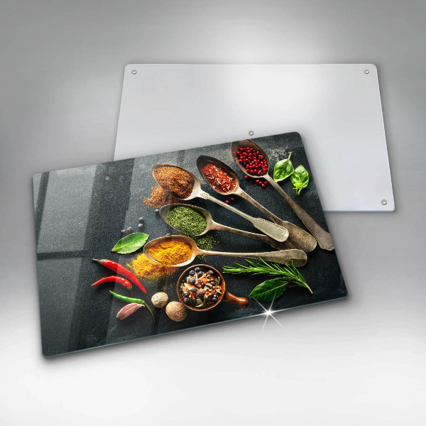 Protezione piano cottura Cucchiai da cucina di spezie