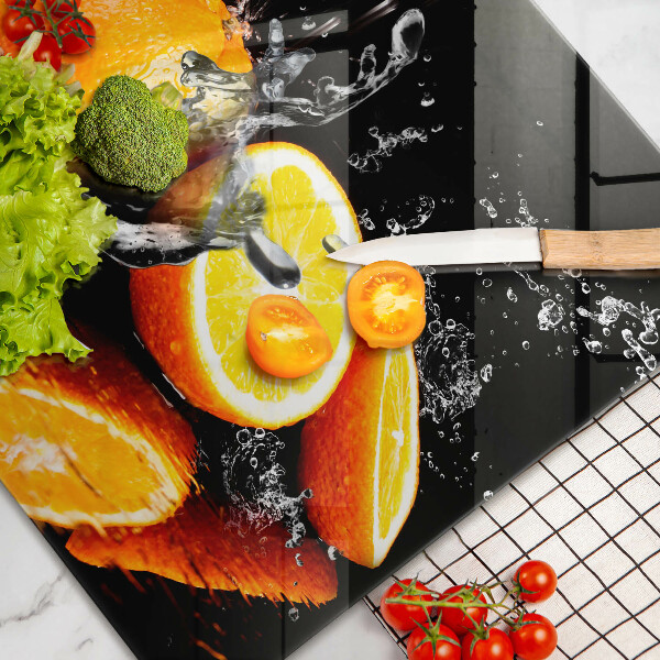 Protezione piano cottura Succoso frutto arancione