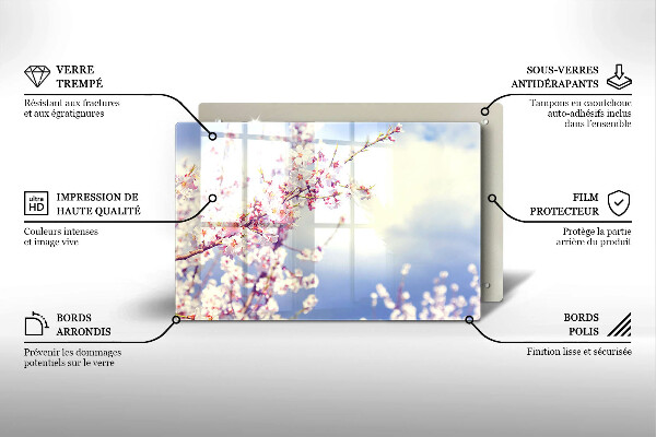 Protezione piano induzione Albero fiorito