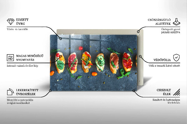Copri piano cottura Panini Colorati