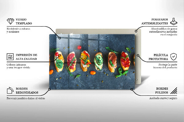 Copri piano cottura Panini Colorati
