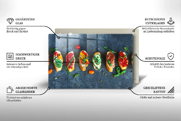 Copri piano cottura Panini Colorati