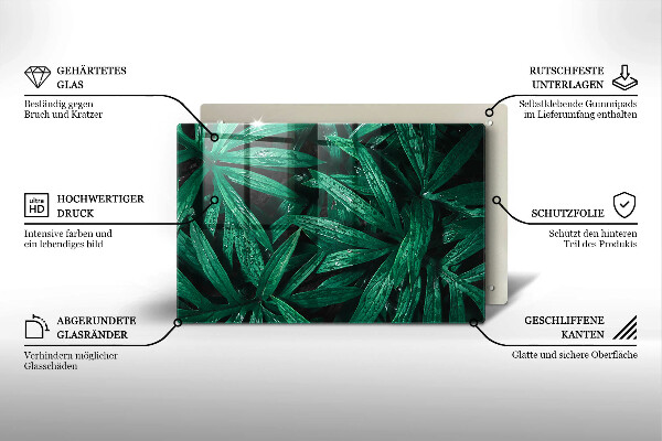 Copri piano cottura Foglie di piante