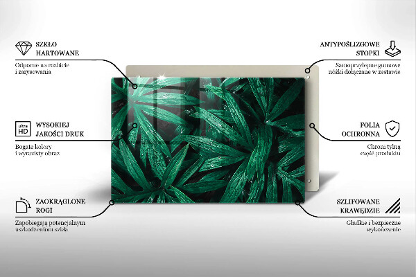 Copri piano cottura Foglie di piante