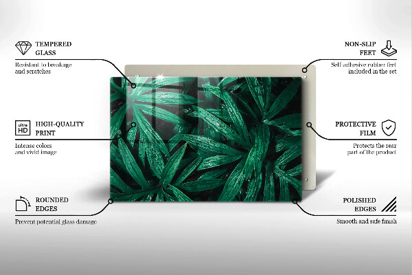 Copri piano cottura Foglie di piante