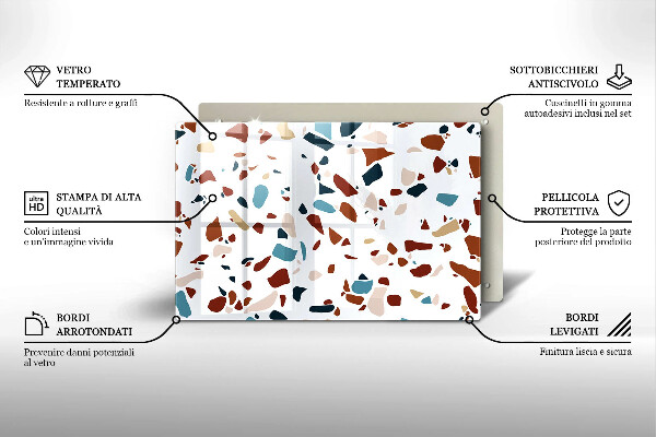 Protezione piano induzione Pietra decorativa