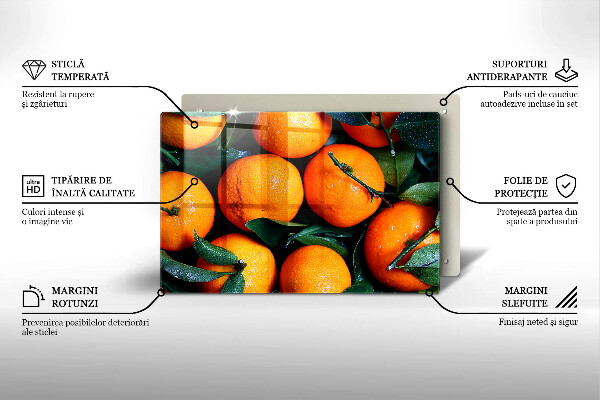 Protezione piano cottura arancia