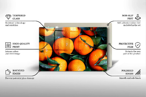 Protezione piano cottura arancia