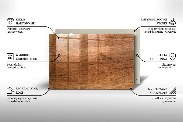 Copri piano cottura Struttura del legno