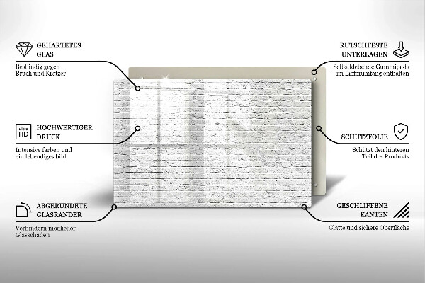 Copri piano cottura Muro di mattoni