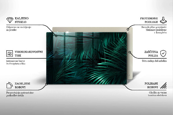 Copri piano cottura Foglie selvagge della giungla