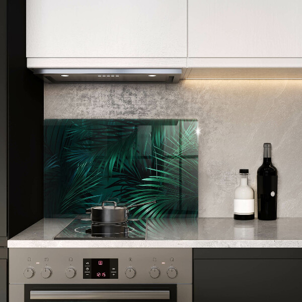 Copri piano cottura Foglie selvagge della giungla