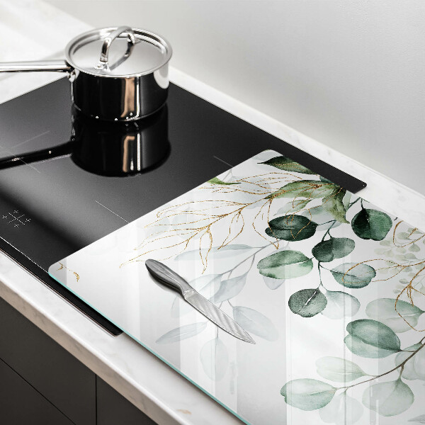 Protezione piano cottura Piante dipinte