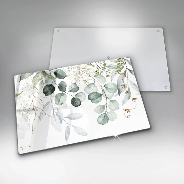 Protezione piano cottura Piante dipinte