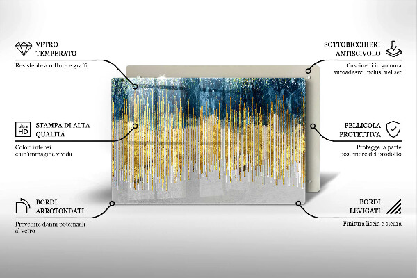 Copri piano cottura Astrazione del designer