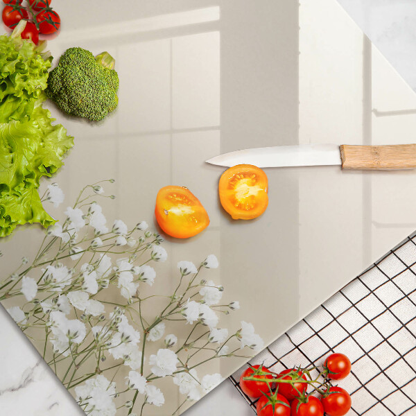 Copri piano cottura Fiori boho in gesso