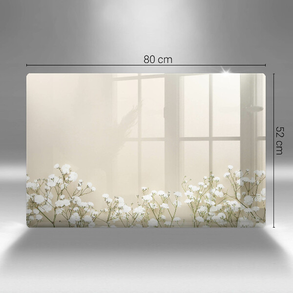 Copri piano cottura Fiori boho in gesso