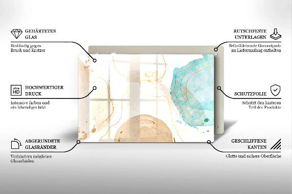Protezione piano induzione Forme boho luminose