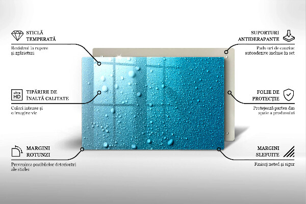 Protezione piano induzione Gocce d'acqua