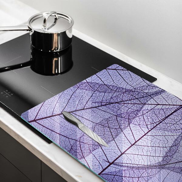 Protezione piano induzione Foglie con venature