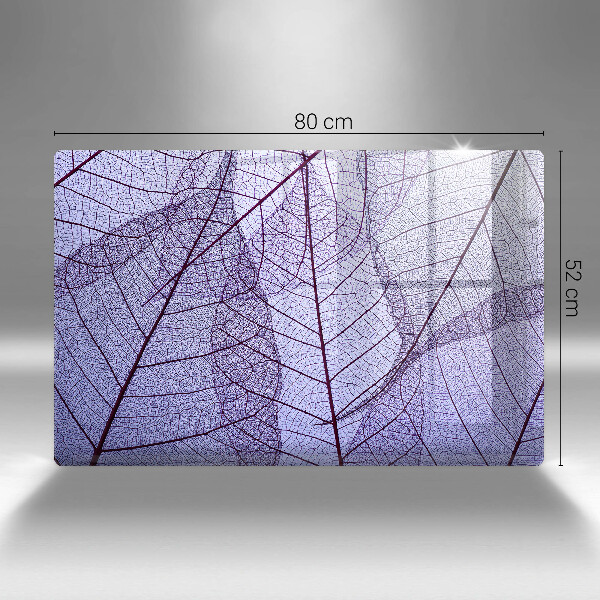 Protezione piano induzione Foglie con venature