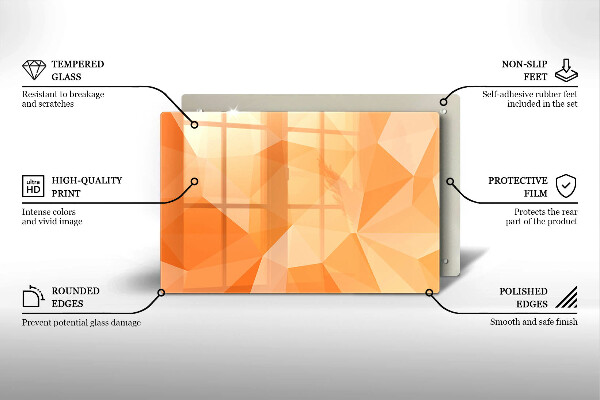 Protezione piano cottura Sfondo geometrico