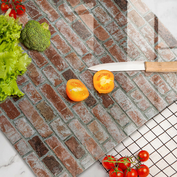 Copri piano cottura Vecchio muro di mattoni