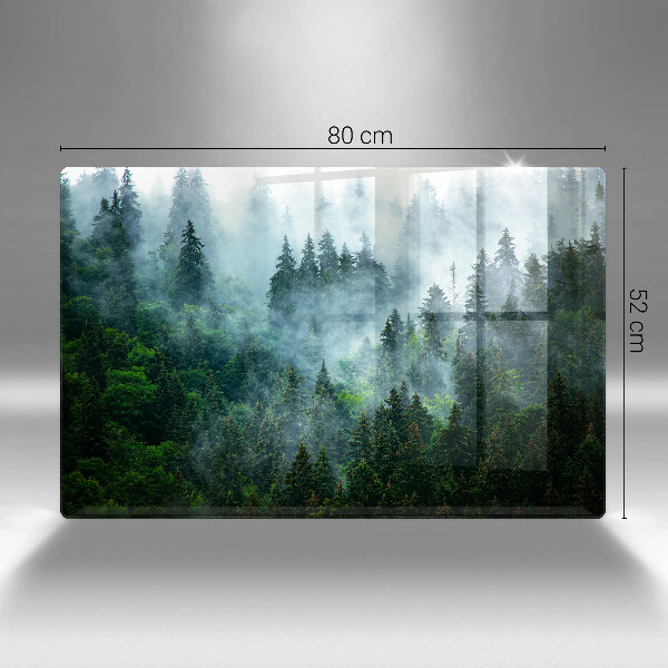Copri piano cottura Foresta nella nebbia