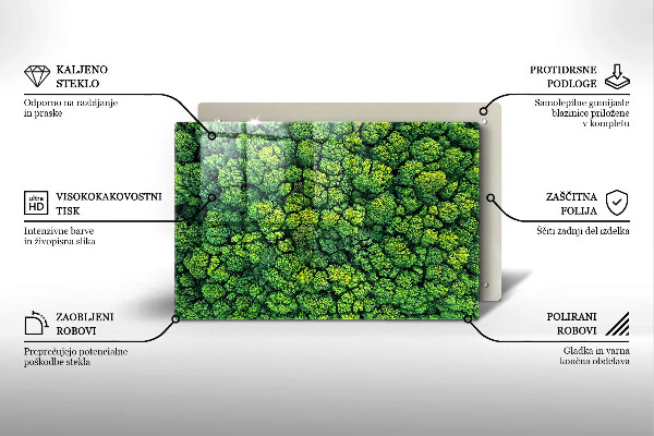 Protezione piano cottura Pianta di muschio naturale